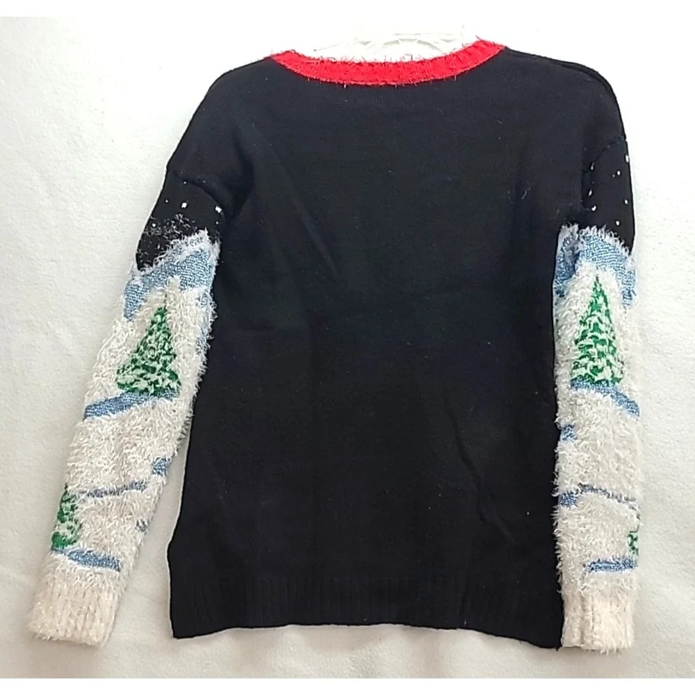 Jollidays Ugly Christmas Sweater 2 Gnomes and‎ a dog Sz XS